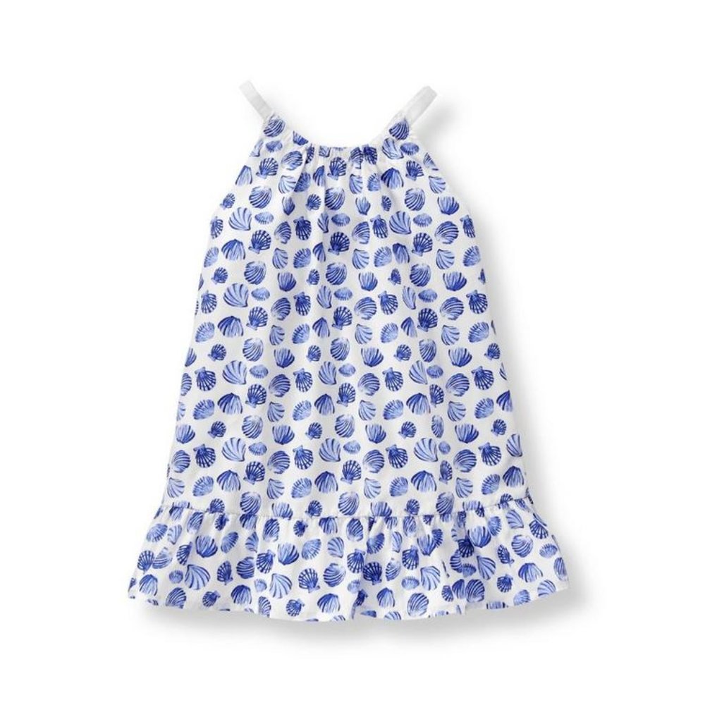 Size 3 JANIE & JACK Seashell Drop Waist Dress